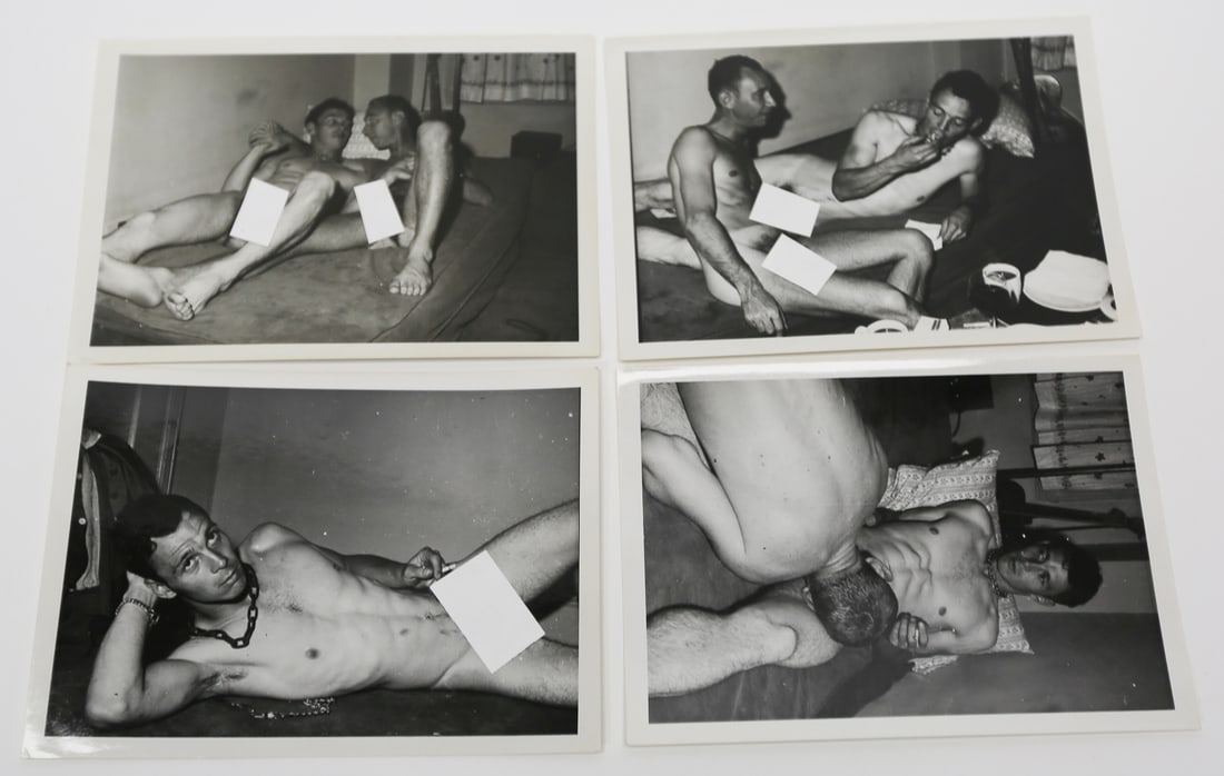 Vintage Male Physique Photographs Lot of 4 (1 of 1)