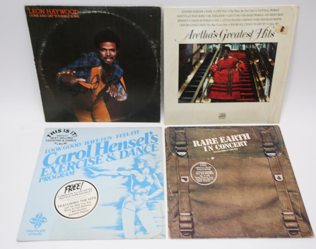 Vintage Soul Rock and Exercise Vinyl Records Lot of 4 (1 of 2)