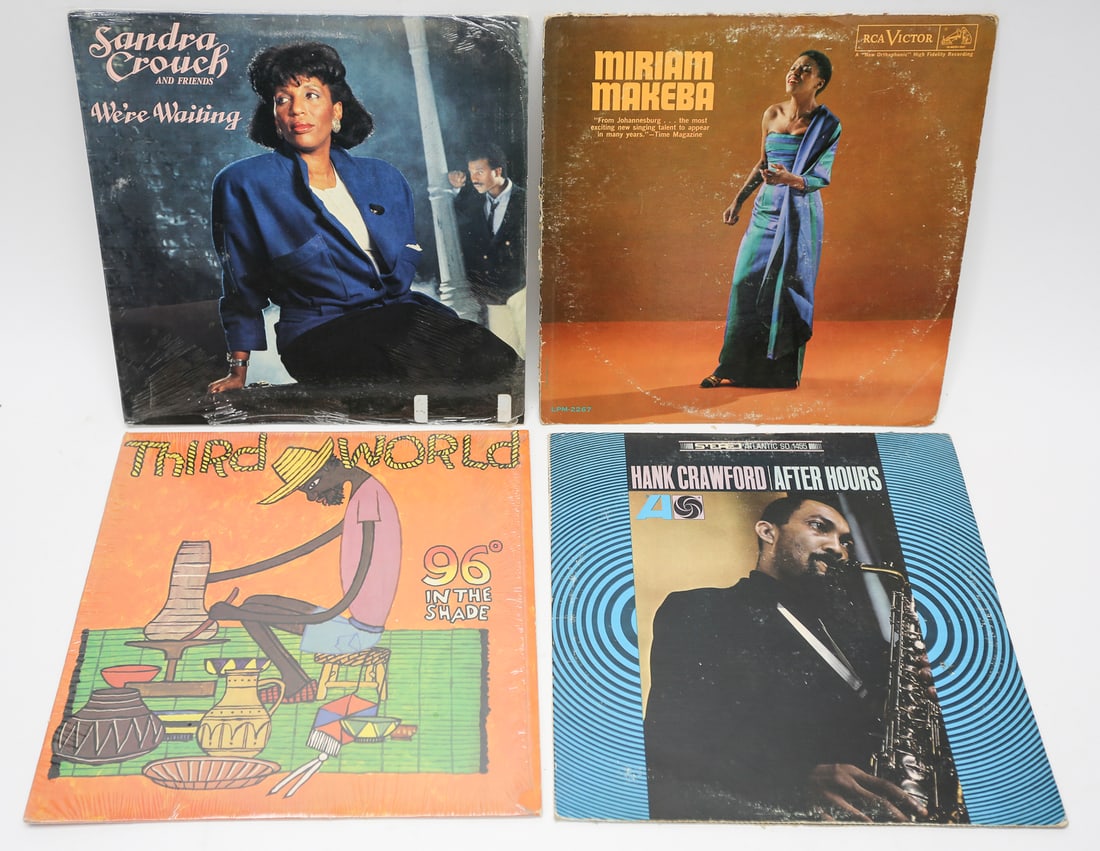 Vintage Soul Jazz and World Music Vinyl Records Lot of 4 (1 of 2)