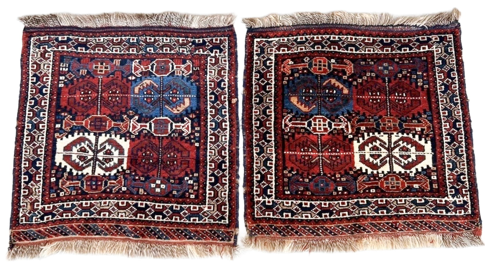 Antique Shahsevan Qashqai Saddlebag Pair (1 of 3)
