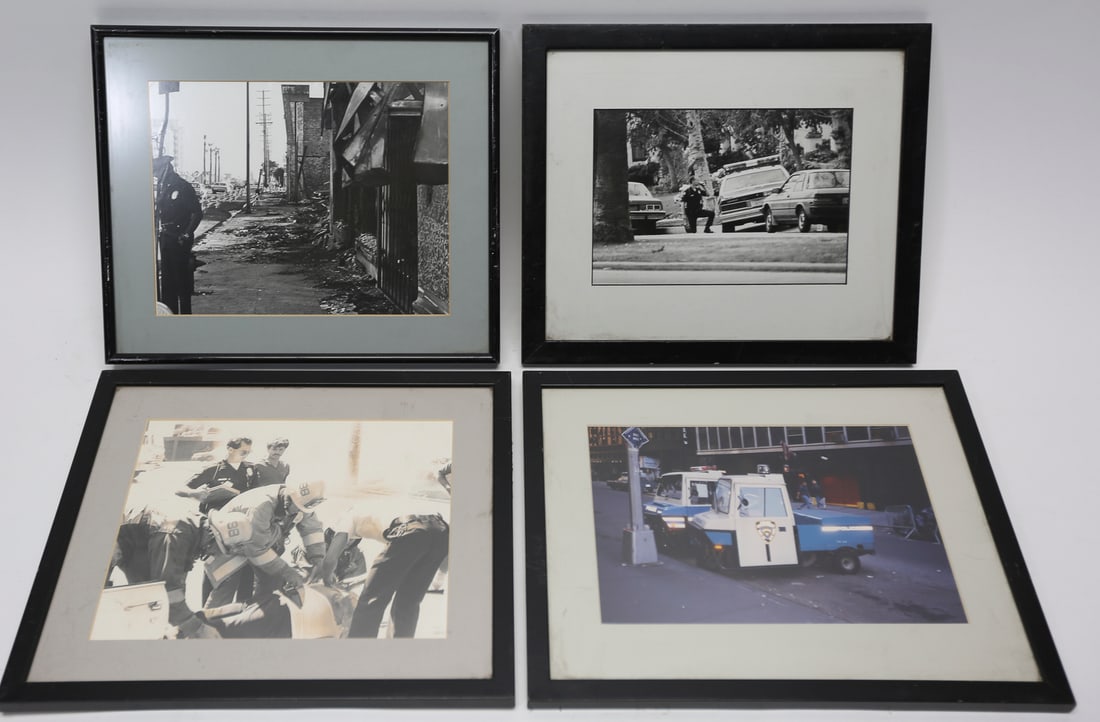 Framed Police Photographs Lot of 4 (1 of 1)