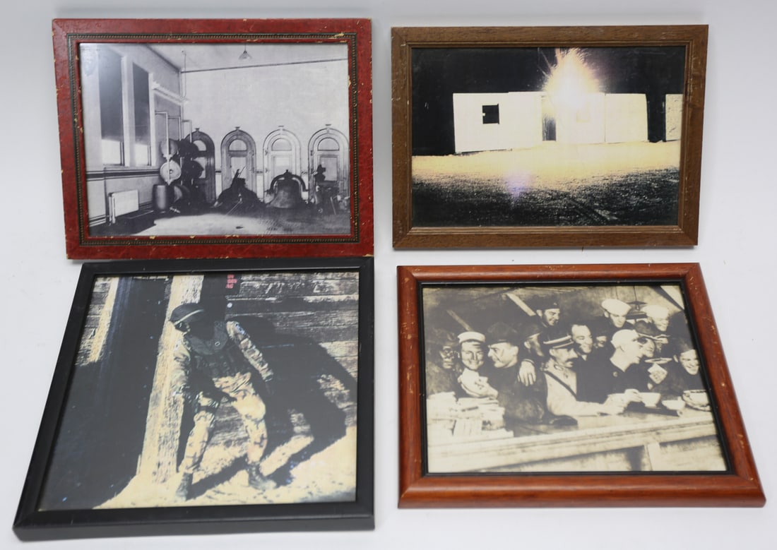Framed Industrial and Historical Photographs Lot of 4 (1 of 1)