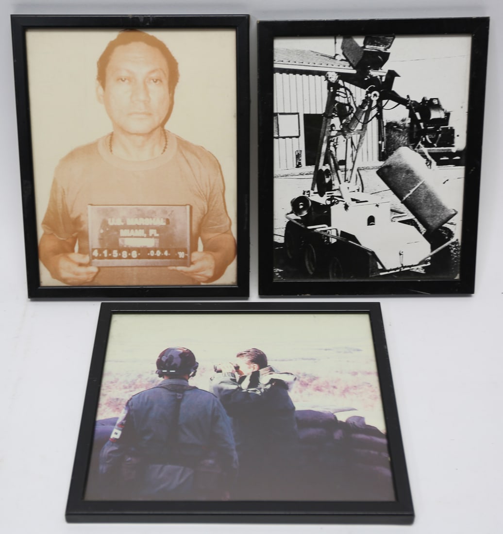 Framed Law Enforcement and Military Photographs Lot of 3 (1 of 1)