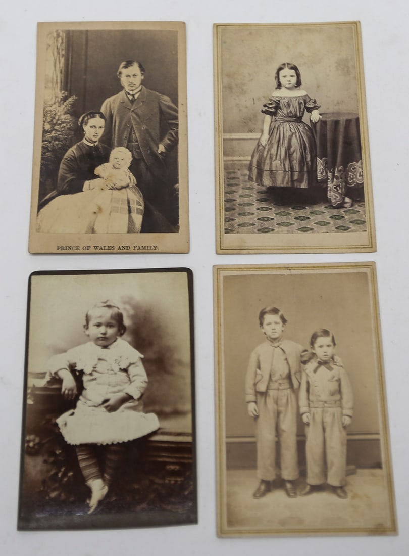 Antique Cabinet Card Family Portraits Lot of 4 (1 of 2)
