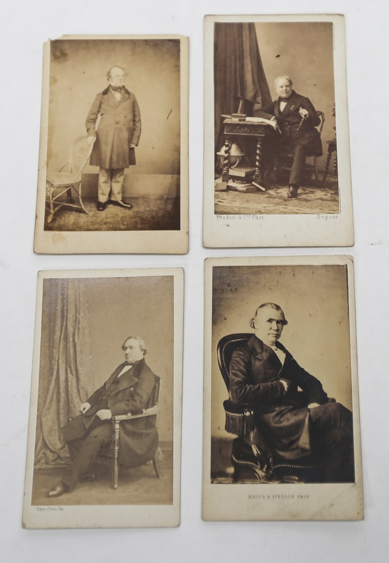 Antique Scientist and Physician CDV Photographs Lot of 4 (1 of 2)