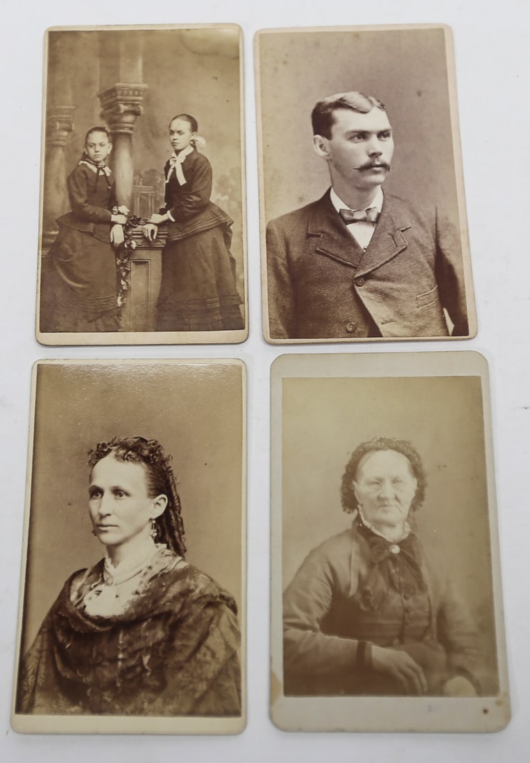 Antique Cabinet Card Portrait Photographs Lot of 4 (1 of 2)