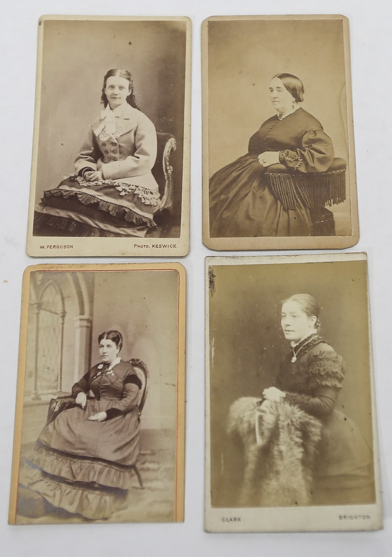 Antique Cabinet Card Women Portraits Lot of 4 (1 of 2)
