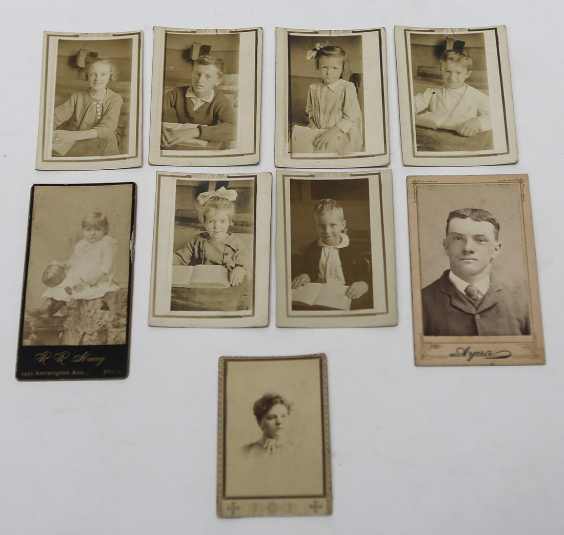 Vintage Portrait Photographs Lot of 9 (1 of 2)