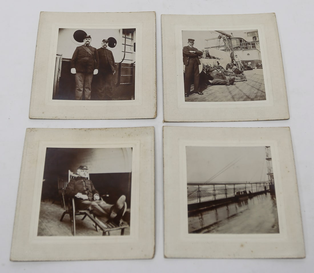 Antique Ship Crew Photographs Lot of 4 (1 of 2)