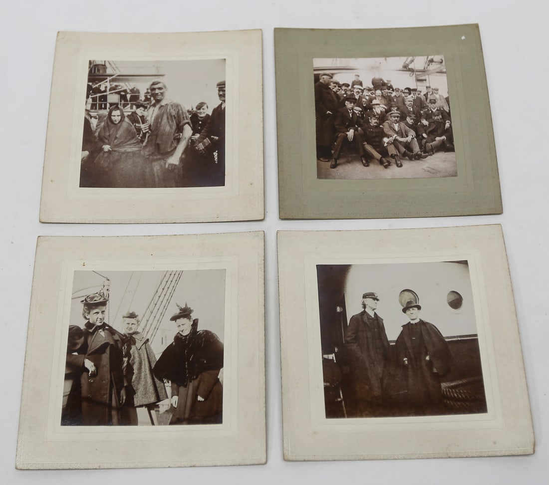 Antique Steamship Passenger Photographs Lot of 4 (1 of 2)