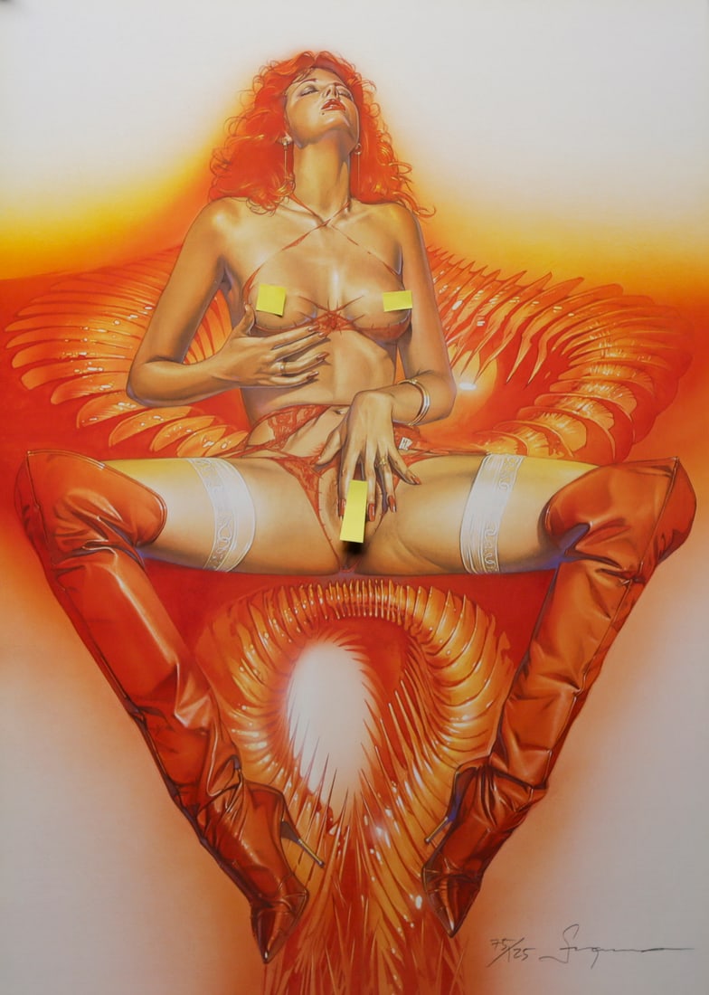 Hajime Sorayama Limited Edition Fantasy Lithograph (1 of 4)