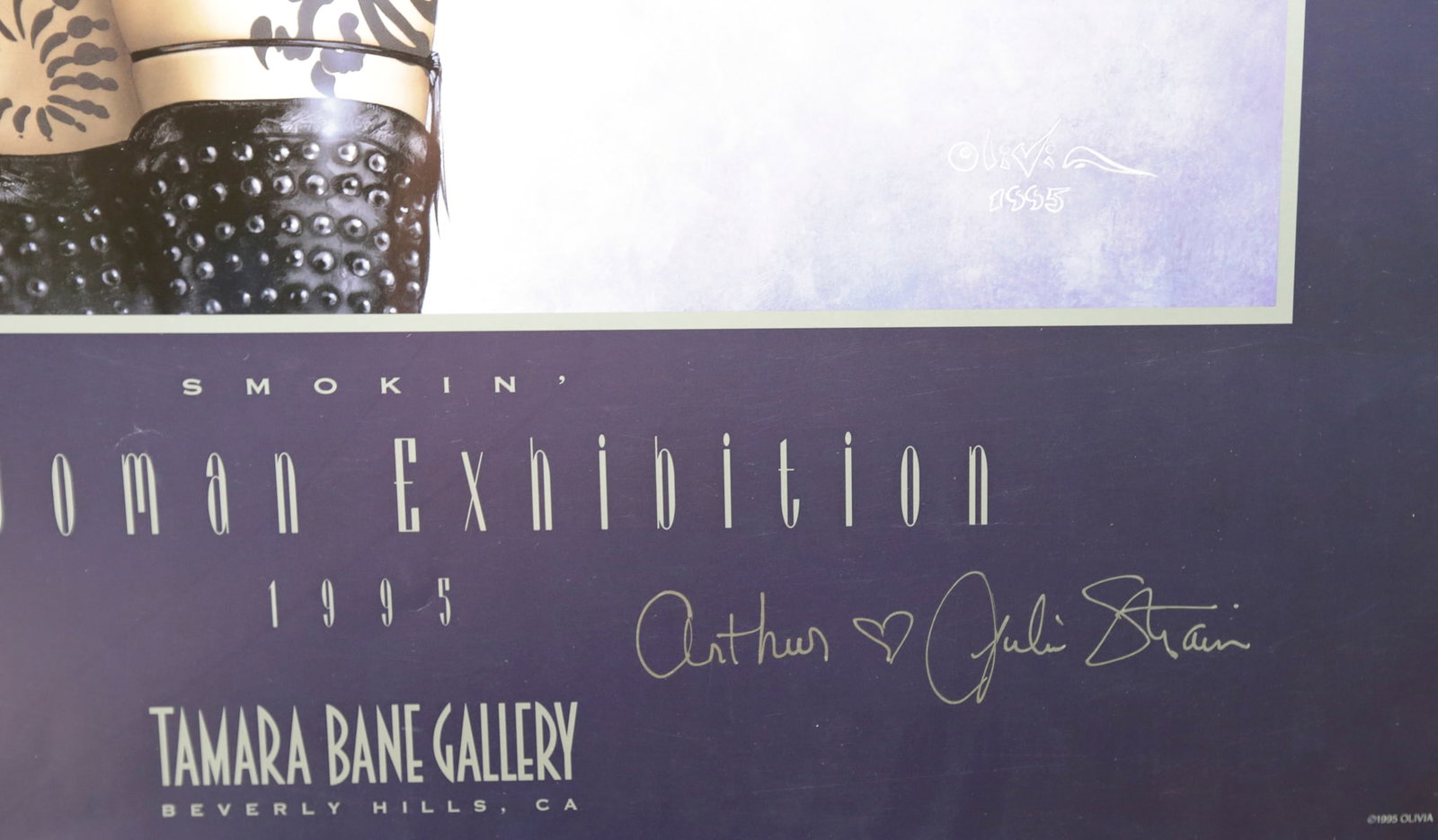 Olivia De Berardinis Smokin Signed Lithograph - 2