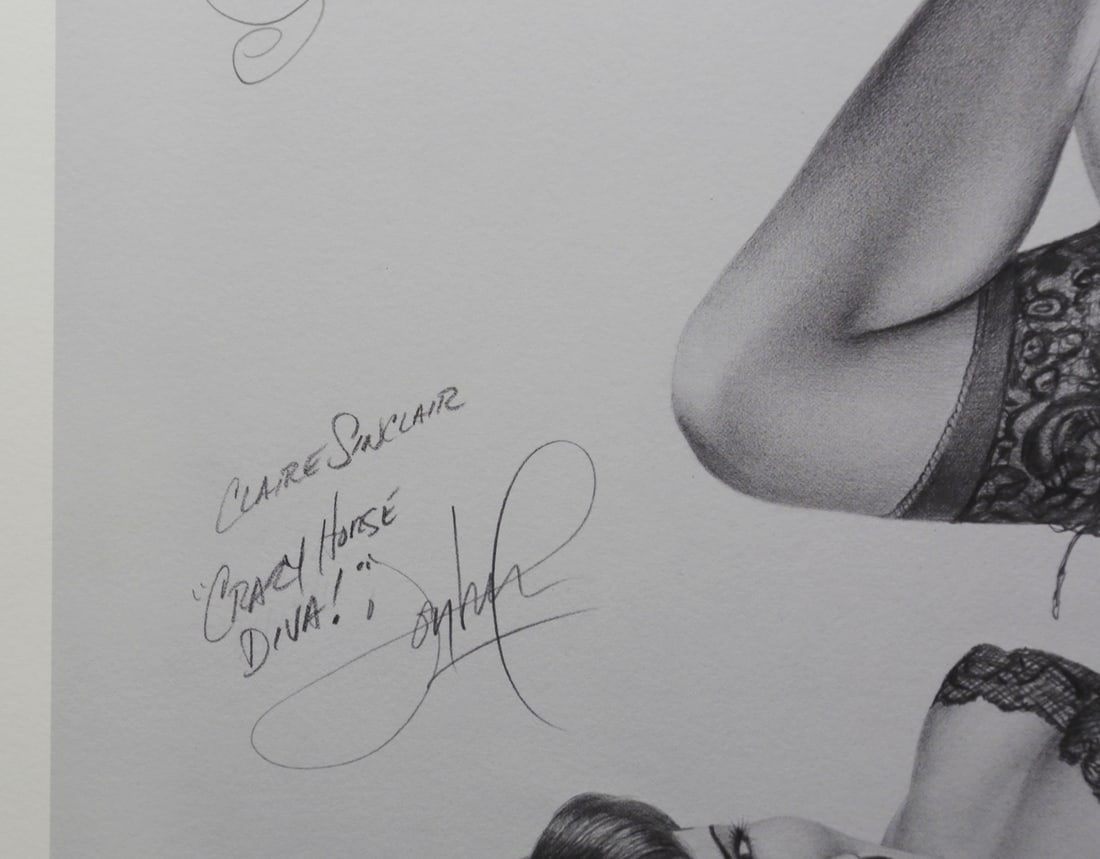 Jon Hul Crazy Horse Diva Lithograph - 3