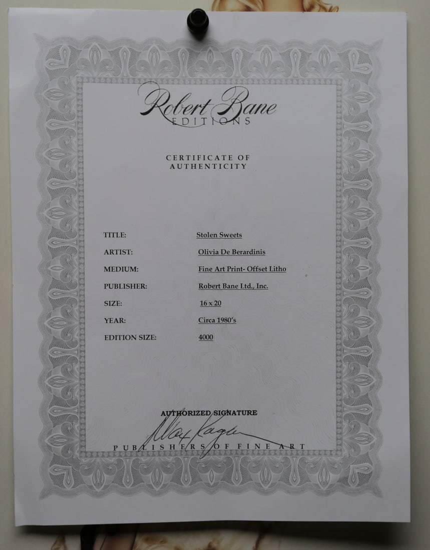 Olivia De Berardinis Stolen Sweets Offset Lithograph - 3