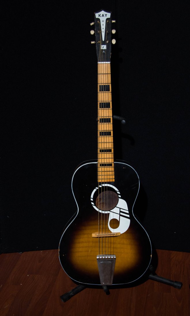 1960's Vintage Kay Parlor Guitar Made in USA (1 of 9)