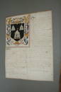 1242: A 17th century Certificate of Grant of Arms to th