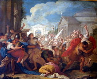 2428: 19th C. Italian School Rape of the Sabine Women 2