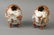 760: A pair of Kutani pot pourri eggs, 5.75in.