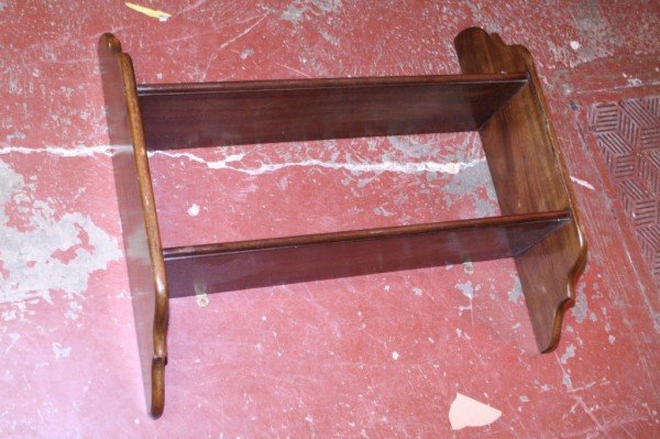 A 19th century mahogany two-tier bookshelf, 2ft 4