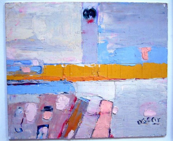 Peter Sheldon Williams 'Oscar' (1919-1994) Abstra: Peter Sheldon Williams 'Oscar' (1919-1994) oil on board, Abstract, signed, 10 x 11.75 ins.