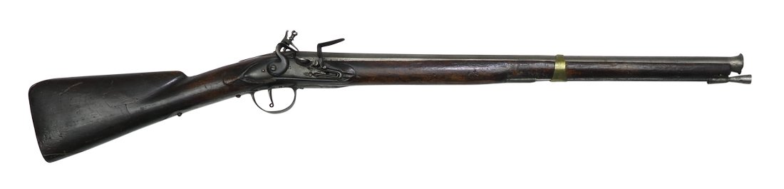 Flintlock Carbine, French, 1760: Flintlock Carbine, French, around 1760, Cal. 15mm, Condition: C [ANT] (Please see our "Auction Terms and Info" for a complete description of how we meticulously grade condition). We pride ourselves in