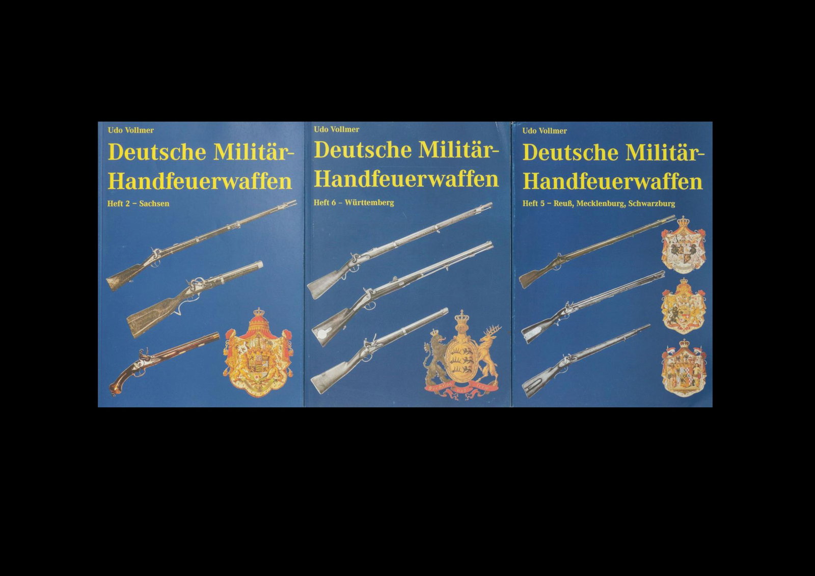 "Deutsche MilitÃ¤r-Handfeuerwaffen (German Small Arms) An Encyclopedia of Weapons of the German: "Deutsche MilitÃ¤r-Handfeuerwaffen (German Small Arms) An Encyclopedia of Weapons of the German States from 1700 - 1900", the Complete 11 Volume Set, by Udo Vollmer, is a brilliant and probably the 