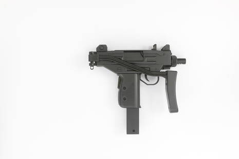 Airsoft Submachine Gun, Action Arms, Micro UZI: Airsoft submachine gun, Action Arms, Micro UZI, cal. 6mm Airsoft,#62062, spring pressure, with original box and manual. Condition: A [IDV]