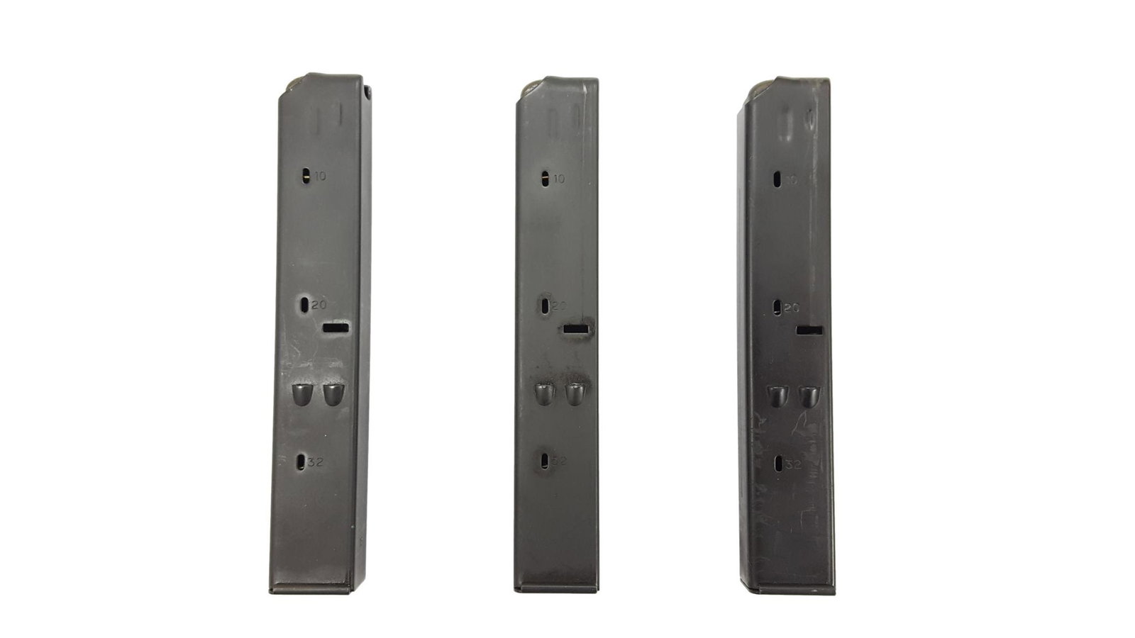 Lot of 3 UZI Magazines: Lot of 3 UZI Magazines. Condition: C+ [SPEZ]