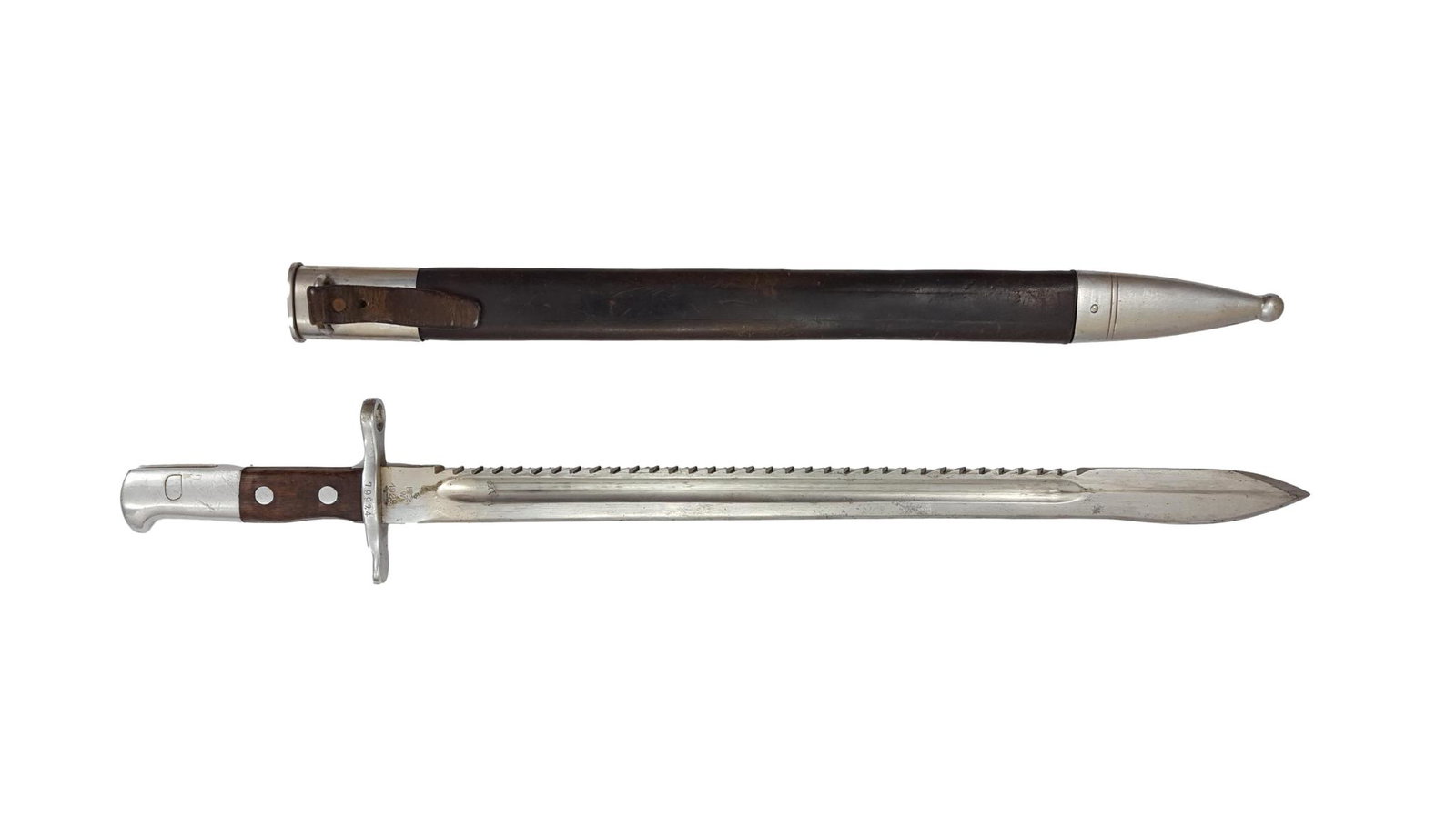Swiss Saber Bayonet: Saber bayonet, Swiss army ordnance 1914, #79924. Condition: C+