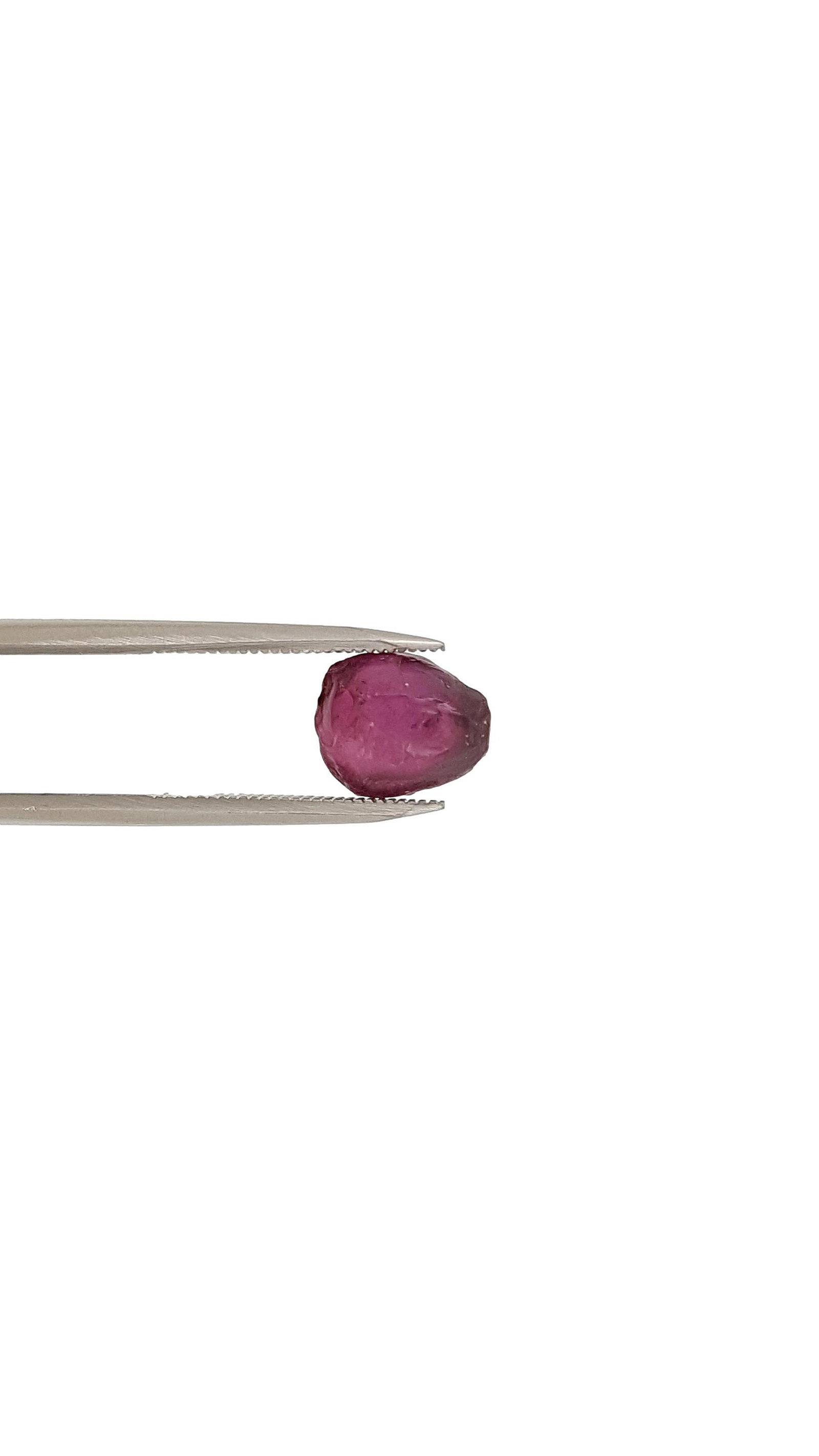 Quality Gemstone Rough Faceting Material, "Champagne" Garnet: Quality Gemstone Rough Faceting Material, "Champagne" Garnet, ca. 5.86 ct., ca. 10.06 x 8.42 x 7.33 mm, AAA, Tanzania.