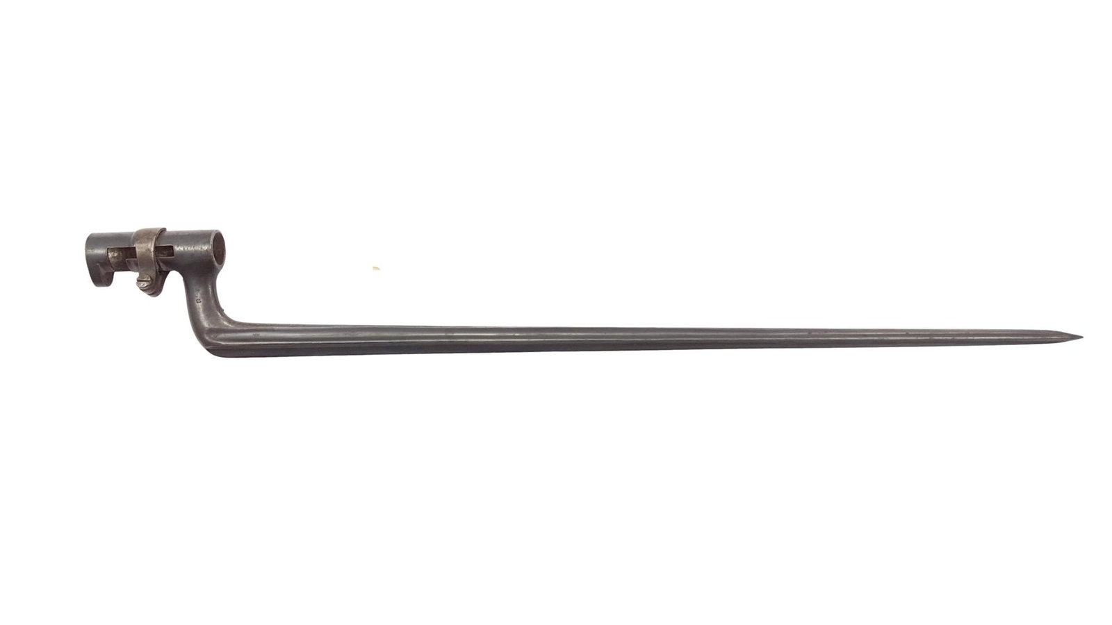 Swiss Cruciform Blade Bayonet Mod.1863: Swiss cruciform blade bayonet mod. 1863. Ordnance lengths for these bayonets were between 48 to 49 cm. Used between 1863 - 1878 for the Swiss Peabody Rifle variant as well as Vetterli rifle variants. 