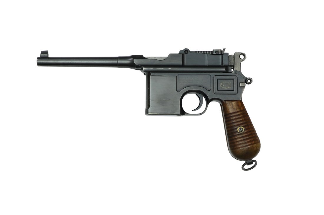 Mauser C96, Late Model 1930: Pistole, Mauser, C96, eine spaete Ausfuehrung des Mod. 1930, Kal. 7,63x25, #917045, Zustand: C++ [WES]