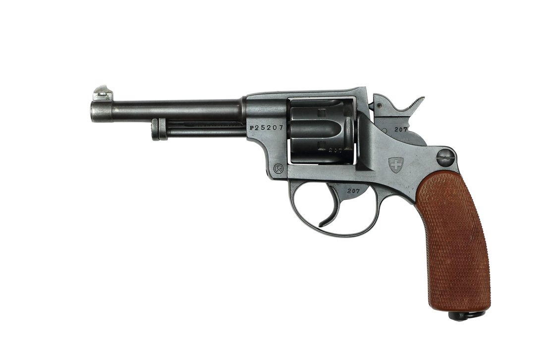 Swiss Army Revolver, eidg. Ord. Mod. 1929: Revolver, Waffenfabrik Bern, eidg. Ord. Mod. 1929, Kal. 7,5, #25207, Zustand: C [WES]