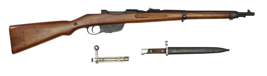 Steyr M95 mit Bayonet: Repetiergewehr, Steyr, M95, mit Bajonett, Kal. 8x56R, #3660X, Zustand: B [WES]