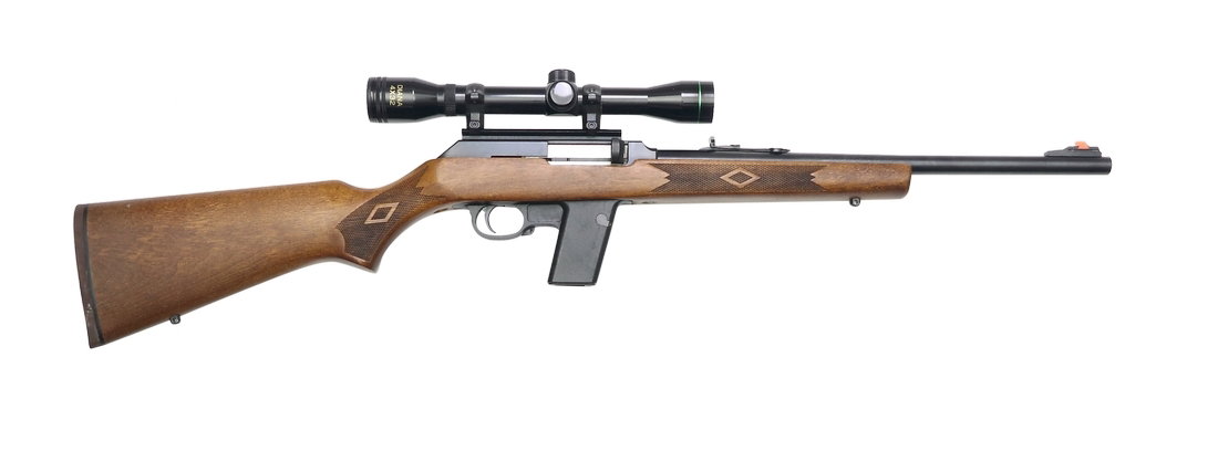 Marlin, Mod 9, 9mm Para: Selbstladegewehr, Marlin, Mod 9, Kal. 9mm Para, #04594059, mit Diana 4x32 Zielfernrohr, Zustand: B [WES]