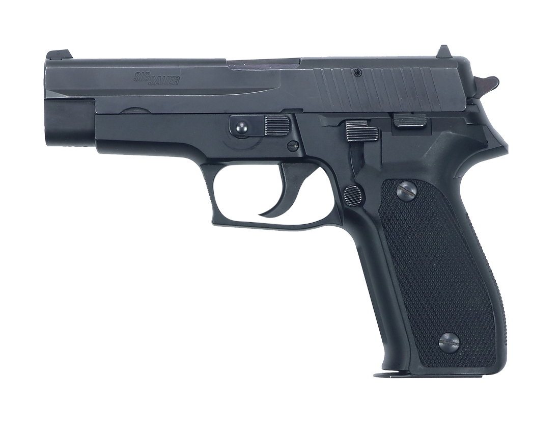 SIG Sauer P226: Pistole, SIG Sauer, P226, Kal. 9mm Para, #U101485, Metallteile mit leichtem Flugrost, Zustand: D [WES]