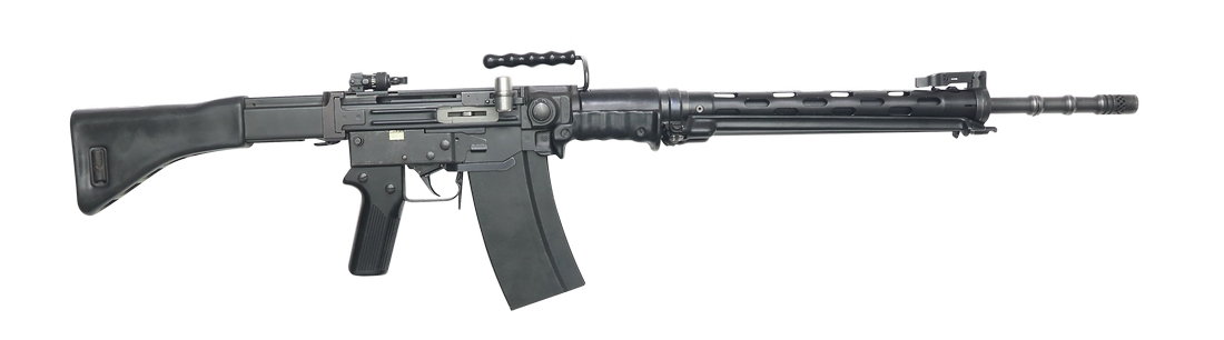 Swiss Assault Rile, SIG, Mod 57: Selbstladegewehr, SIG, Mod. 1957, Kal. 7,5x55, #A434902, privatisierte Armeeversion, Zustand: D+ [WES]