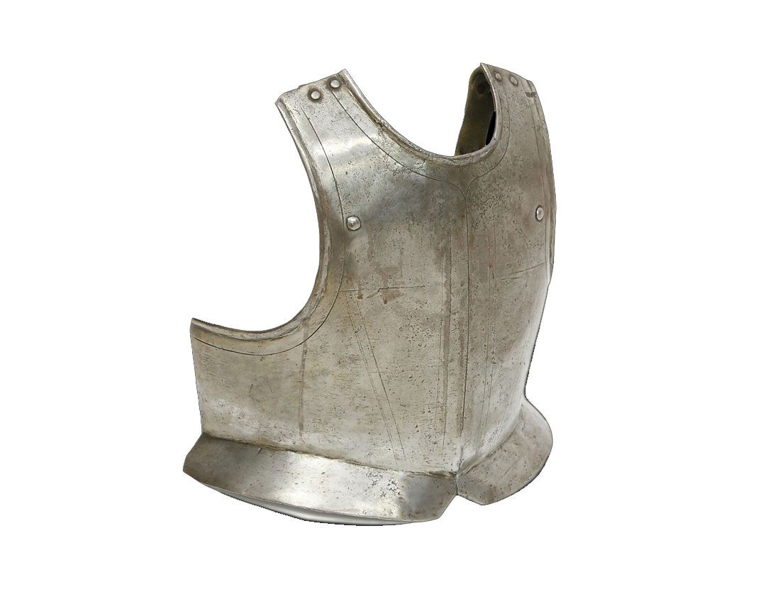 Breastplate with added collar-piece, German or Swiss, (1 of 2)