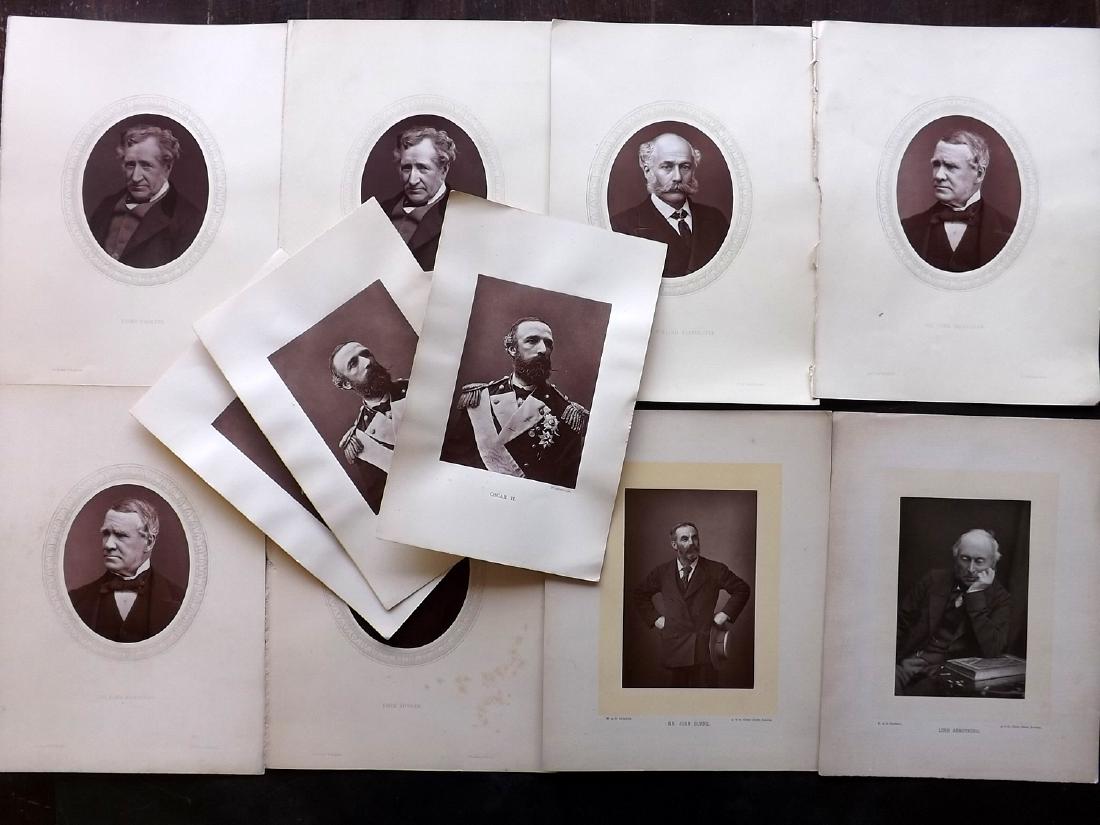 Photographs - Portraits C1890 Lot of 11 Woodburytype (1 of 3)