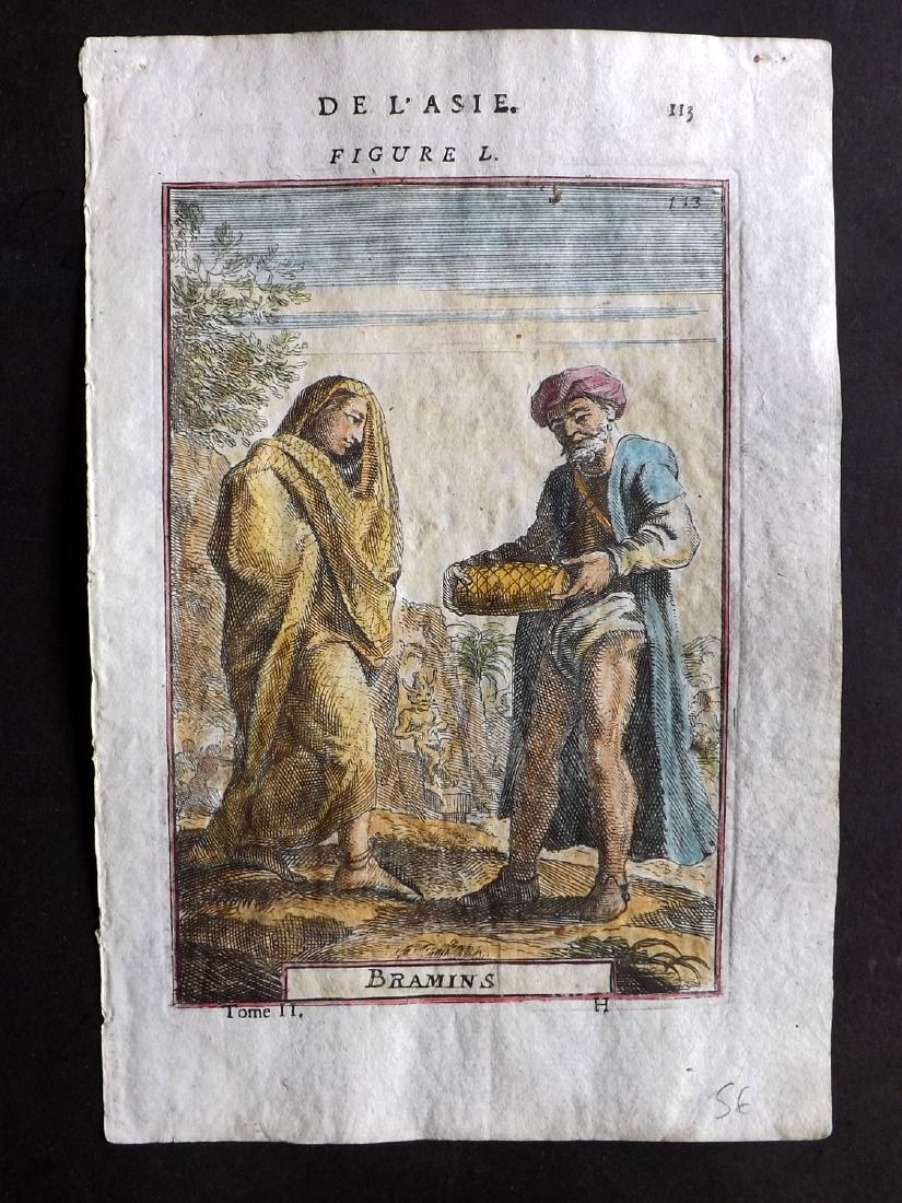 Mallet, Alain Manesson 1683 HC Print of Bramins. India (1 of 1)