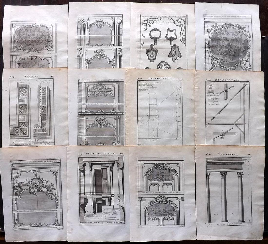 Vignola, Giacomo 1738 Lot of 12 Architectural Prints (1 of 3)