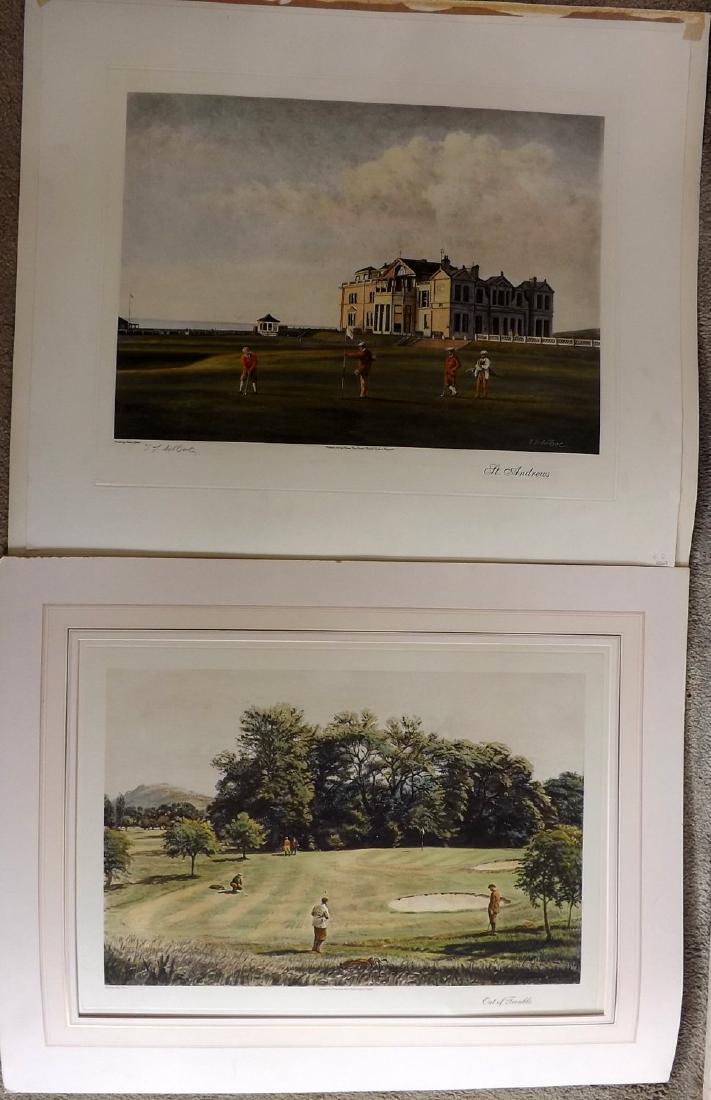 Golf 1993-4 Pair of Large Prints. Gilbert etc (1 of 3)