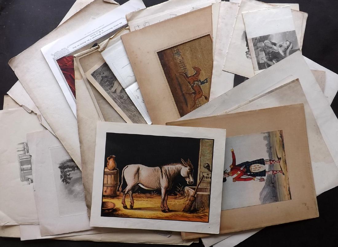 Mixed Prints 17th-19th Century. Lot of 65 Engravings (1 of 7)