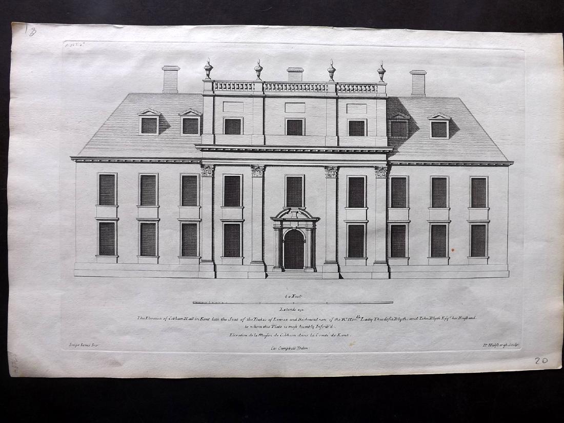 Campbell, Colen C1720 Print from Vitruvius Britannicus (1 of 1)