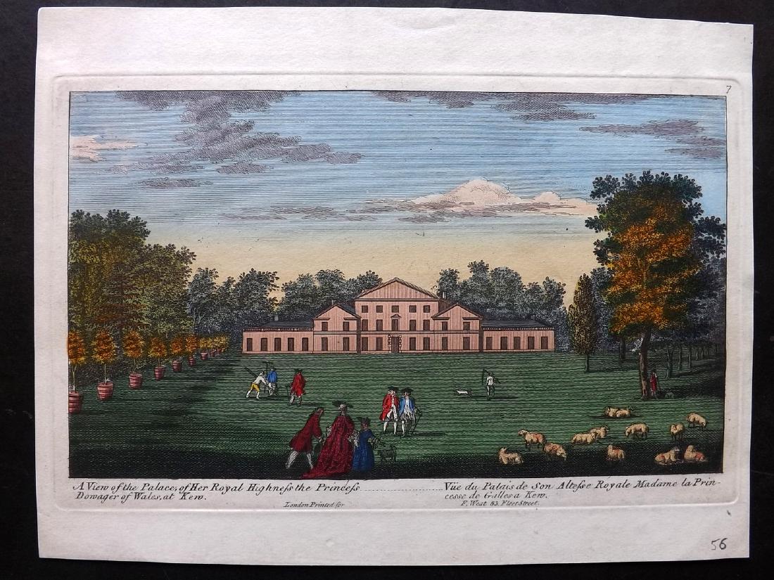 UK C1810 Hand Coloured Print. Pavallion at Kew, Surrey (1 of 1)