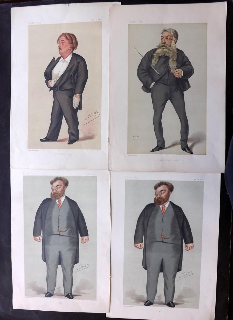 Vanity Fair Prints (Artists) 1877-80. 4 Spy Cartoons (1 of 2)
