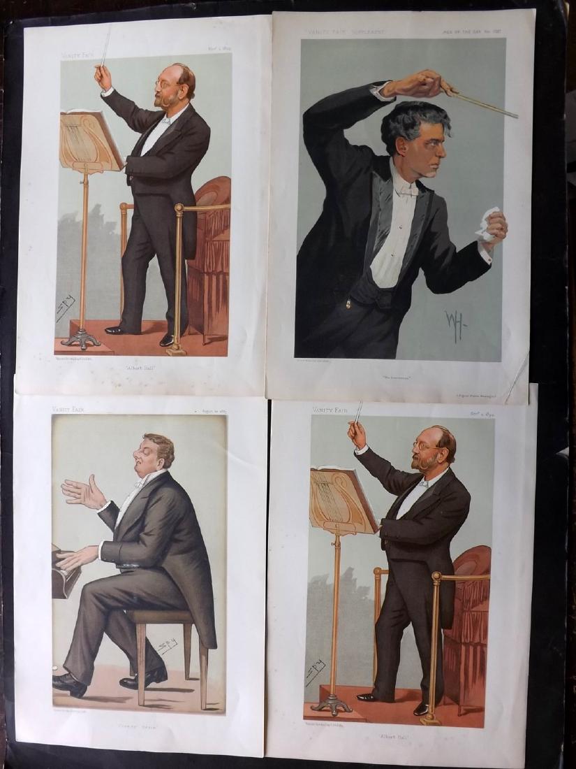 Vanity Fair Prints (Music) 1885-1912 Lot 5 Spy Cartoons (1 of 2)