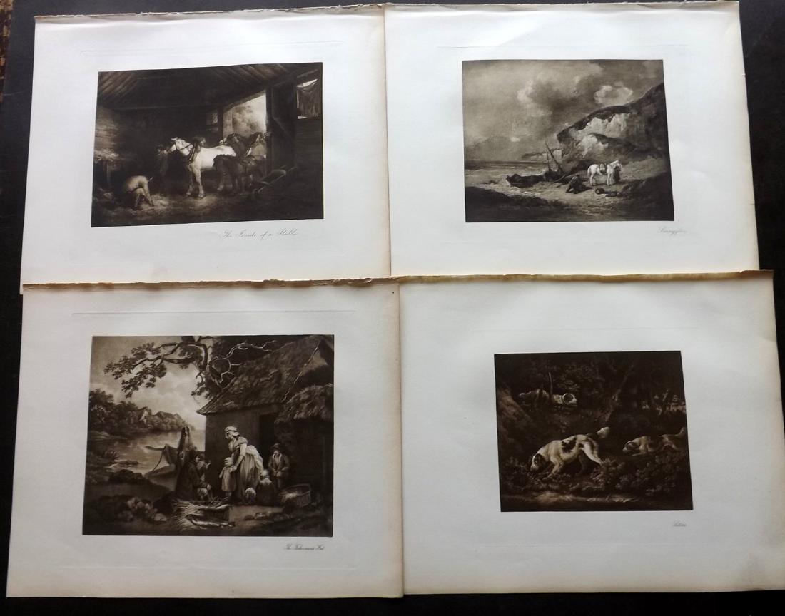 After George Morland 1904 Lot of 8 Antique Prints (1 of 2)