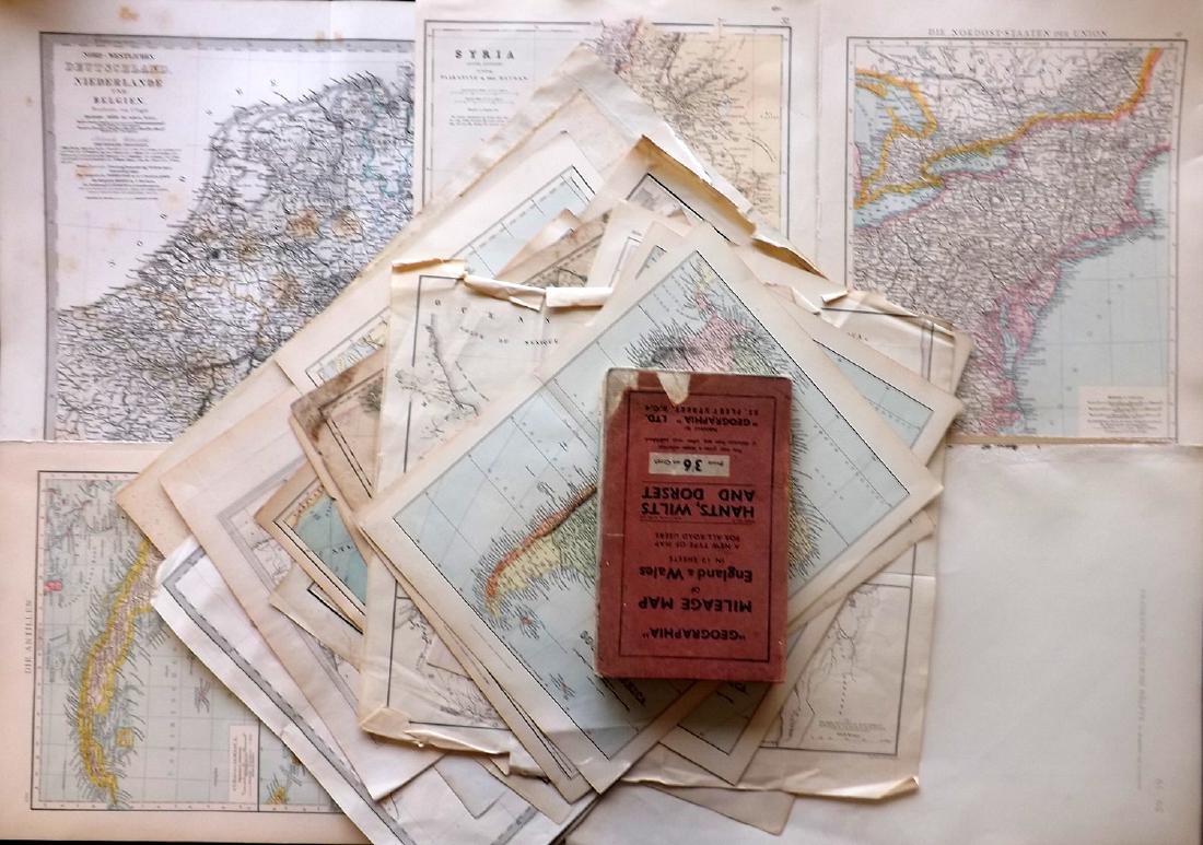 Maps 18th-19th Century. Mixed Lot of 23 (1 of 7)