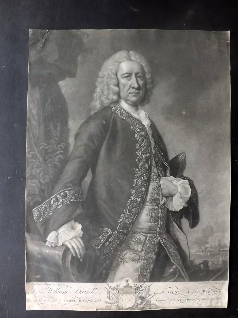 Faber, John aft Hudson 1753 Mezzotint William Barrell (1 of 2)